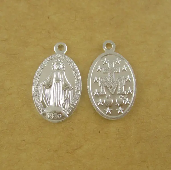 Religious jewelry aluminium miraculous medal