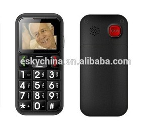 1.77 " botón grande, Sos / tiempo de voz / <span class=keywords><strong>lector</strong></span> de tarjetas, Fm, Función <span class=keywords><strong>mp3</strong></span>, W60 - Product Image 1
