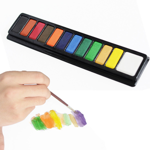 12 colores acuarela pintura extra cepillo de pintura en viajes de Metal <span class=keywords><strong>caja</strong></span> de la lata - Product Image 6