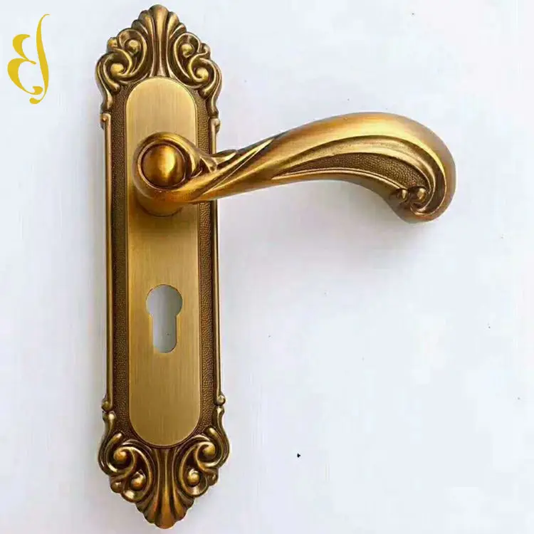 Cerradura de puerta principal de Villa, accesorio Manual de fundición a presión de Zinc con patente, novedad