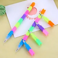 Eco friendly Multi-function bullet toy block pencil