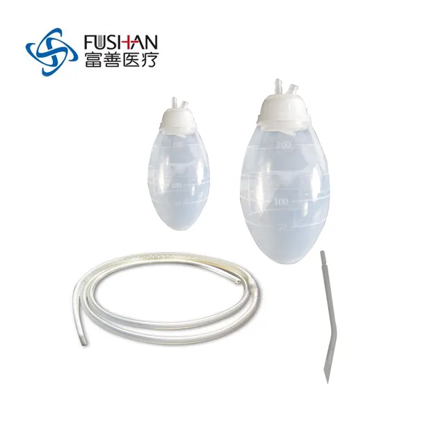 Silicone Closed Wound Drainage System with Needle