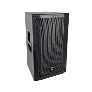 Speaker Pro 15 Inci 350W, Kotak Sistem Audio Speaker DJ Sistem Suara Aktif Panggung Kayu