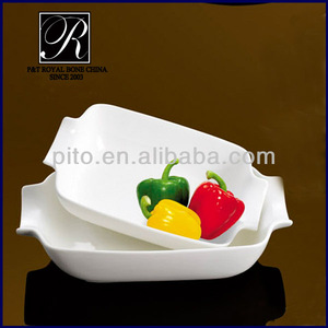 P & T Royal Ware, blanc <span class=keywords><strong>couleur</strong></span> porcelaine assiettes creuses - Product Image 1