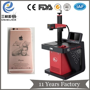 Nhà máy giá 20 wát 40 wát 60 wát máy tính để bàn sợi laser đánh dấu/khắc/máy khắc cho mã vạch thương hiệu - Product Image 4