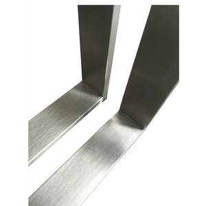 Popular <strong>Square</strong> <strong>Table</strong> Leg Brushed Stainless Steel Leg <strong>Coffee</strong> Dining <strong>Table</strong> - Product Image 5