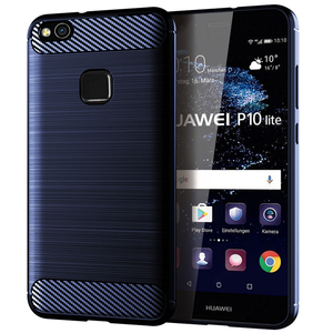 Sợi Carbon Chống Sốc Mềm TPU Cover Quay Lại Điện Thoại Trường Hợp Đối Với <span class=keywords><strong>Huawei</strong></span> <span class=keywords><strong>P10</strong></span> Lite - Product Image 6
