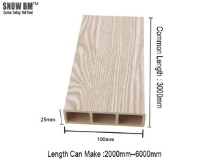 <span class=keywords><strong>ไม้</strong></span><span class=keywords><strong>ระแนง</strong></span>พีวีซีเคลือบกันสภาพอากาศ ลายไม้โอ๊ค แบบกลวงสี่เหลี่ยม - Product Image 3