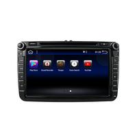 Vente en gros 2 Din 8 pouces Lecteur multimédia DVD de voiture GPS Navigation Autoradio pour Passat Polo Tiguan B6 /SEAT Leon 2 Altea Toledo Skoda