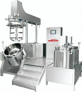 LIENM-máquina de fabricación de crema al vacío, homogeneizador de vacío, emulsificador, mezclador, tanque, homogeneizador