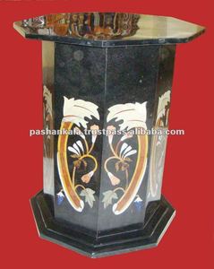 Incrustation En Marbre Table Stand - Product Image 1