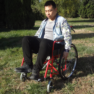 Patient Transfer sport manual wheelchair get up for disabled - Product Image 1