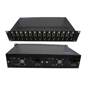 โรงงาน Standalone Media Converter 14ช่อง RACK Mount Chassis