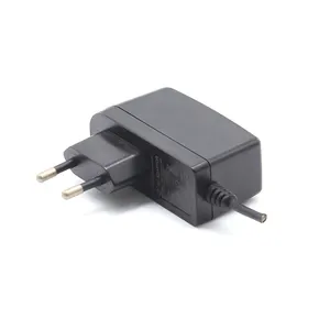 Wall Mount Europe Market EU Plug CCTV Adapter AC DC Switching Power Supply Adapter 12V LED Power Supply