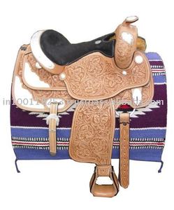 อานม้าหนังแบบตะวันตกที่ทำด้วยมือจากผู้ผลิตที่มีทักษะ - Product Image 1