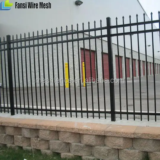 フェンスパネル装飾鋼フェンス商業用亜鉛メッキ鋼フェンス