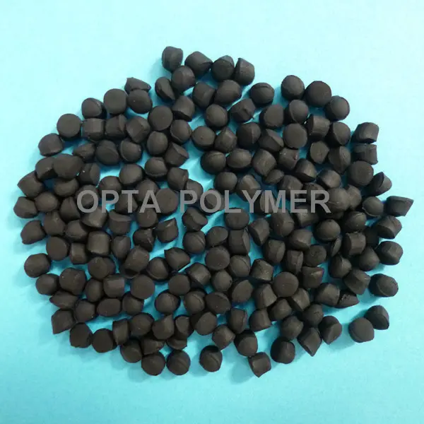 TPVゴム顆粒熱可塑性加硫ゴム工場価格、黒TPV射出成形用