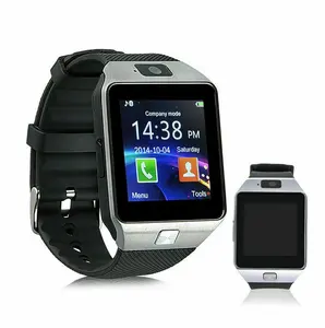 2019 다기능 터치 스크린 smartwatch DZ09 스마트 시계 카메라 MP3 재생 지원 SIM 카드 380mA