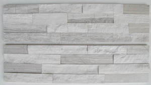 Paneles de mármol blanco de roble Plano dividido barato revestimiento de paredes exteriores piedras culturales para decoración de paredes - Product Image 4