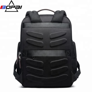BOPAI New Men Water Resistant Compact Travel Anti Theft Waterproof Usb Charging Notebook <strong>Backpack</strong> <strong>with</strong> <strong>Secret</strong> <strong>Pockets</strong> - Product Image 5
