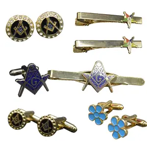 Grosir Dasi Masonik Bar dan Manset Klip Dasi Set Hadiah Perhiasan