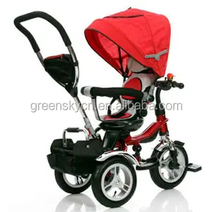 Voiture à pédales pour enfants 2021, tricycle poussette/tricycle poussette vélo/tricycle poussette bébé - Product Image 4