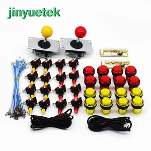 Kit PC Pengendali Joystick DIY Game Arcade LED Enkoder USB Tanpa Penundaan