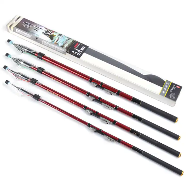 Telescopic Fishing Rod Carbon Collapsible Fishing Pole for Saltwater  Freshwater Fishing