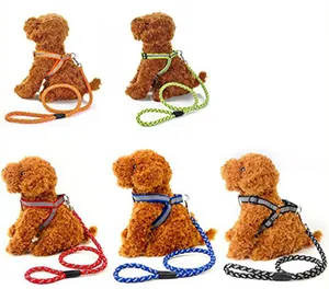 Puppy Cat Kitten No Pull Dog Harness Rabbit Dong And Leash Set Adjustable