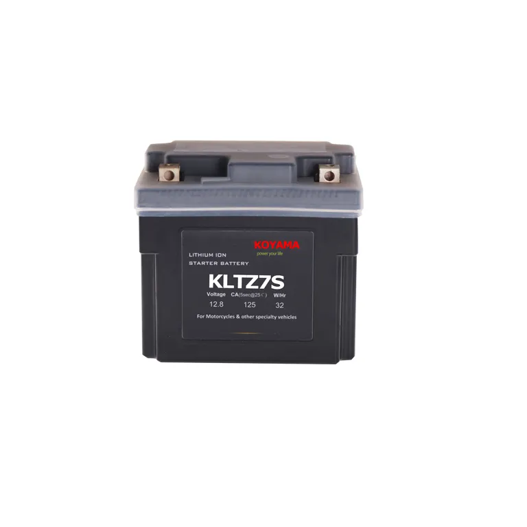 Kualitas Tinggi Baterai Lithium Ion 12.8 Volt 32 W Lithium Ion Starter Motor Baterai KLTZ7S