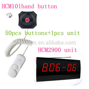 Ihome llamando campana para restaurante con botón de menú singcall HCM101 - Product Image 1