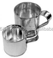 Cliente 100% Uniformes de acero inoxidable Reproducción al aire libre Mejor calidad Civil Nuevas tazas de lata - Product Image 5