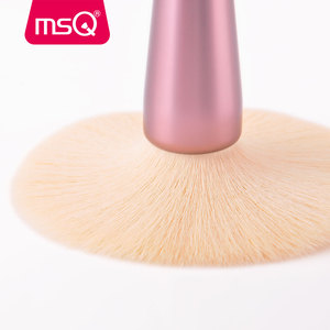 Msq 14Pcs Rose Màu Hồng Tay Cầm Bằng Gỗ Eyeshadow Trang Điểm Bàn Chải Thiết Lập Bột Dê Tóc Cho Khuôn Mặt Đường Viền Kem Che Khuyết Điểm Ứng Dụng Bán Buôn - Product Image 3