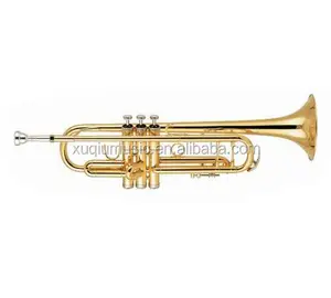 Gold Lacquer Bb Key Bach Trumpet/Trompeta