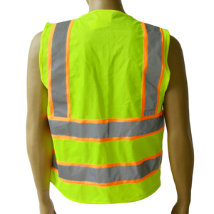 เสื้อกั๊กนิรภัยผ้าฝ้าย 100% ราคาถูก เสื้อกั๊กสะท้อนแสงสำหรับงานจราจร เสื้อกั๊กนิรภัยสำหรับวิศวกร - Product Image 4