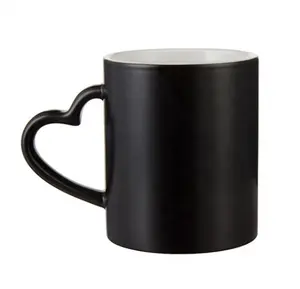 <span class=keywords><strong>Taza</strong></span> Mágica de Sublimación con Forma de Corazón que Cambia de Color, 11 oz, <span class=keywords><strong>Taza</strong></span> Mágica en Blanco <span class=keywords><strong>para</strong></span> el Día de San Valentín - Product Image 1
