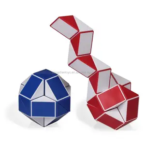 Cubo mágico de cobra/régua 24 peças cubo de torção
