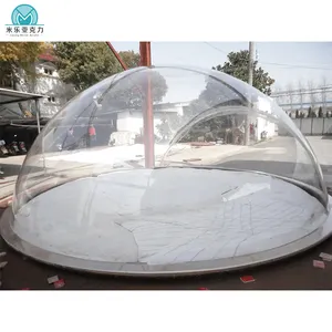 Hot Sale custom size display cover lid no hole big large clear plastic acrylic dome