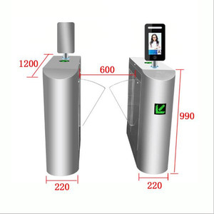 Venta al por mayor del OEM ODM impermeable 0,2 <span class=keywords><strong>s</strong></span> de alta velocidad RFID Swing puerta torniquete IP66 - Product Image 4