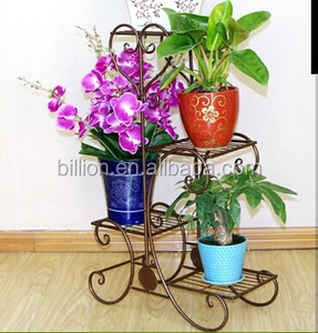 <span class=keywords><strong>In</strong></span> <span class=keywords><strong>ferro</strong></span> <span class=keywords><strong>battuto</strong></span> vaso da fiori scaffale design - Product Image 2