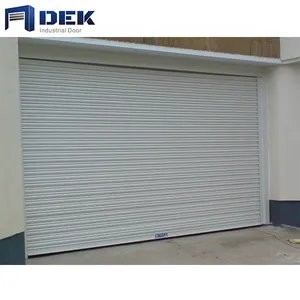 Persiana enrollable perforada de alta calidad para puerta de garaje, automática, horizontal, externa, resistente, barata