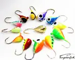 Vonfram băng jigs fishing giải quyết cho câu cá trên băng