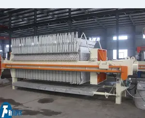 Mine tailing used membrane filter press, methods of dewatering