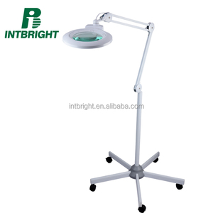 Nouveaux produits phares : <span class=keywords><strong>Lampe</strong></span> de salon de beauté avec loupe LED sur pied, roulettes et éclairage, loupe sur pied - Product Image 3