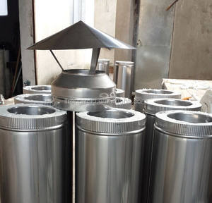 Tuyau de cheminée concentrique en acier inoxydable 8 "/12" pour appareil alimenté par <span class=keywords><strong>bois</strong></span>/pétrole/gaz/charbon - Product Image 5