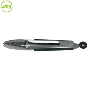 Pinzas de bloqueo de metal aptas para lavavajillas para servir pasta de ensalada para uso doméstico en la cocina - Product Image 1