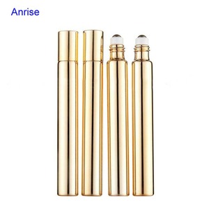 Luxury 5ml 10ml 15ml Gold Electroplated Essential Oil <strong>Perfume</strong> <strong>Roll</strong> <strong>on</strong> Bottles - Product Image 4