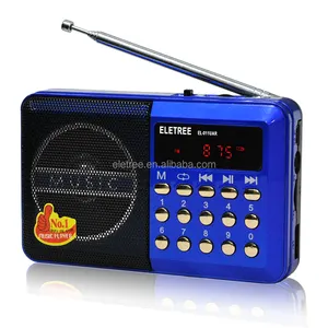 ELETREE Portable Shortwave Travel 2 Band Portable Radio AC operated AM FM Radio