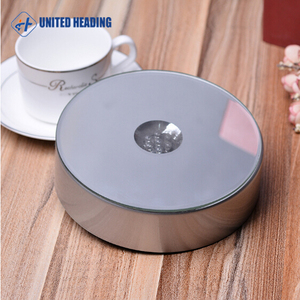 9cm đường kính màu bạc pin Powered Vòng LED pha lê cơ sở ánh sáng - Product Image 6