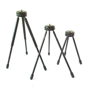 Üç boyutlu Alüminyum Tripod Kamera Desteği Standart Uzatmak Gerilebilir Mini Projektör tripod bağlama aparatı seçeneği için pro kamera Tripod